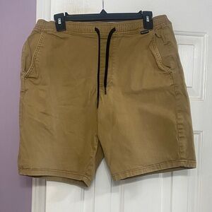 Hollister Men's Brown Flat Front Shorts